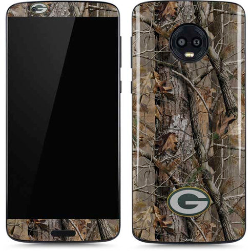 NFL Green Bay Packers Realtree AP Camo Moto G6 Skin