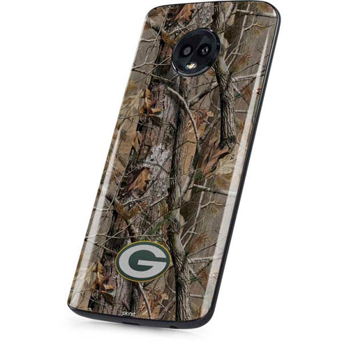 NFL Green Bay Packers Realtree AP Camo Moto G6 Skin