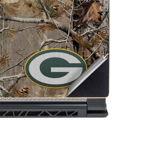 NFL Green Bay Packers Realtree AP Camo MSI GS65 Stealth Laptop Skin