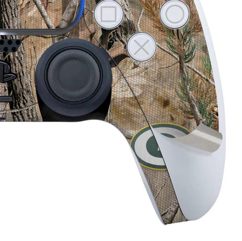NFL Green Bay Packers Realtree AP Camo PS5 Controller Skin