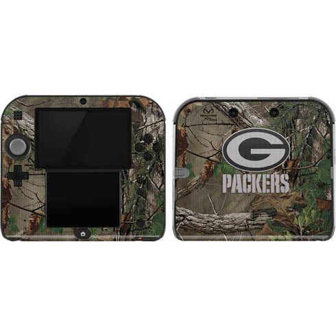 NFL Green Bay Packers Realtree Xtra Green Camo Nintendo 2DS Skin
