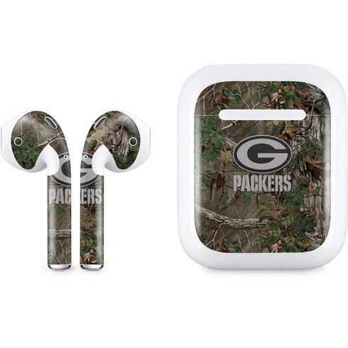 NFL Green Bay Packers Realtree Xtra Green Camo Apple AirPods Skin
