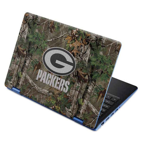 NFL Green Bay Packers Realtree Xtra Green Camo Aspire R11 11.6in Skin