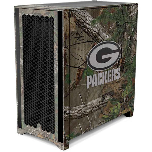 NFL Green Bay Packers Realtree Xtra Green Camo Corsair 4000D Tempered Glass Mid-Tower ATX Case Skin