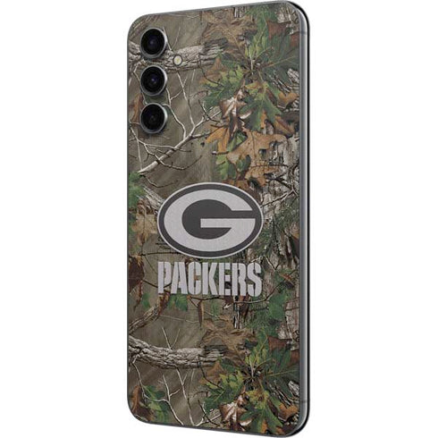 NFL Green Bay Packers Realtree Xtra Green Camo Galaxy A14 5G Skin