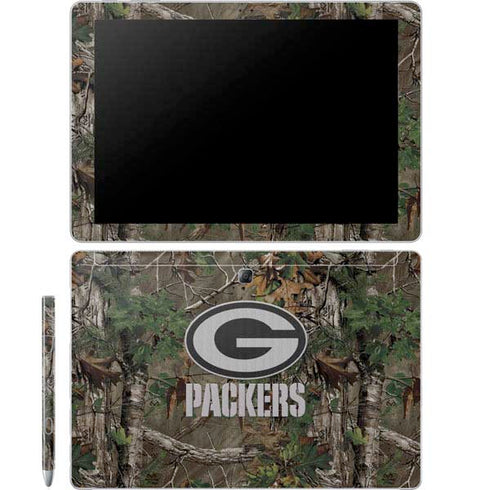 NFL Green Bay Packers Realtree Xtra Green Camo Galaxy Book 12in Skin