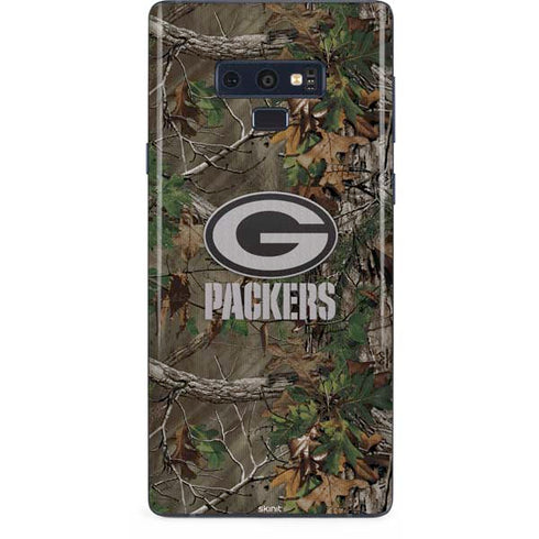 NFL Green Bay Packers Realtree Xtra Green Camo Galaxy Note 9 Skin