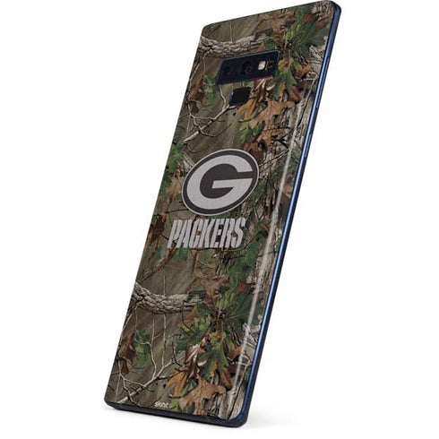 NFL Green Bay Packers Realtree Xtra Green Camo Galaxy Note 9 Skin