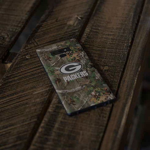 NFL Green Bay Packers Realtree Xtra Green Camo Galaxy Note 9 Skin