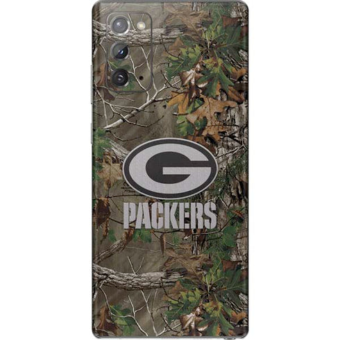 NFL Green Bay Packers Realtree Xtra Green Camo Galaxy Note20 5G Skin