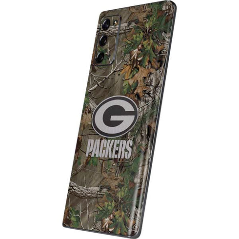 NFL Green Bay Packers Realtree Xtra Green Camo Galaxy Note20 5G Skin