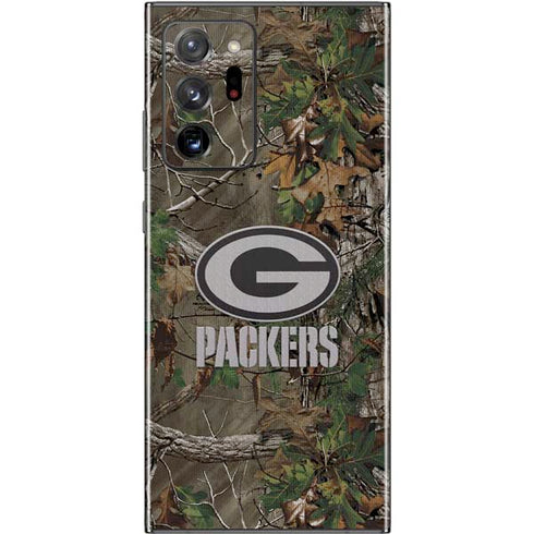 NFL Green Bay Packers Realtree Xtra Green Camo Galaxy Note20 Ultra 5G Skin
