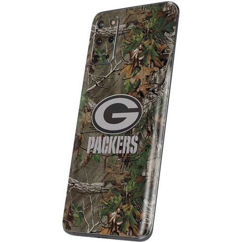 NFL Green Bay Packers Realtree Xtra Green Camo Galaxy S20 Plus Skin