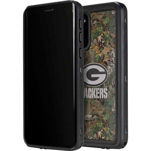NFL Green Bay Packers Realtree Xtra Green Camo Galaxy S20 Plus Waterproof Case