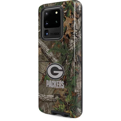 NFL Green Bay Packers Realtree Xtra Green Camo Galaxy S20 Ultra 5G Pro Case