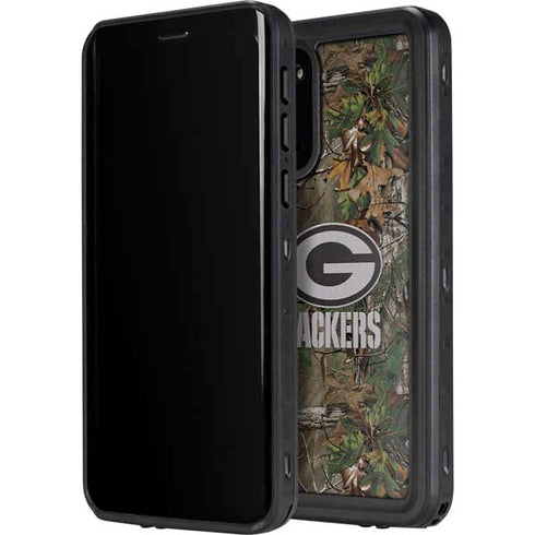 NFL Green Bay Packers Realtree Xtra Green Camo Galaxy S20 Waterproof Case