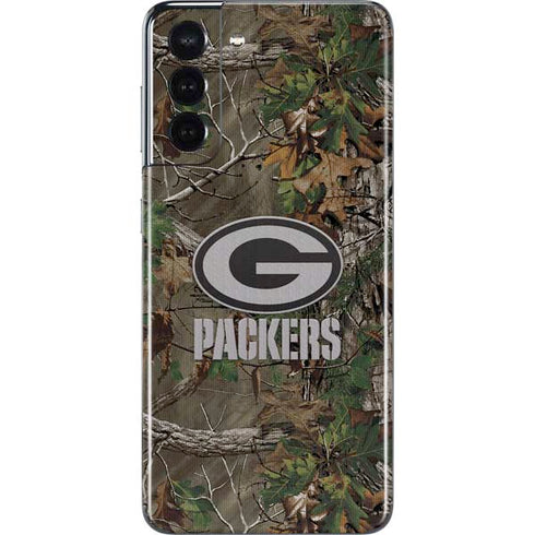 NFL Green Bay Packers Realtree Xtra Green Camo Galaxy S21 5G Skin