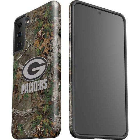 NFL Green Bay Packers Realtree Xtra Green Camo Galaxy S21 Plus 5G Pro Case