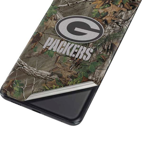 NFL Green Bay Packers Realtree Xtra Green Camo Galaxy S21 Ultra 5G Skin