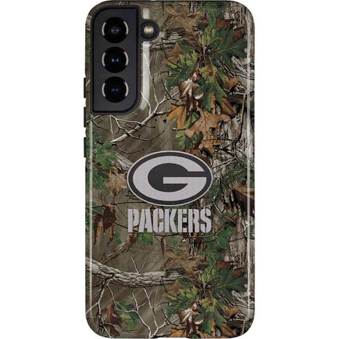 NFL Green Bay Packers Realtree Xtra Green Camo Galaxy S22 Plus Pro Case