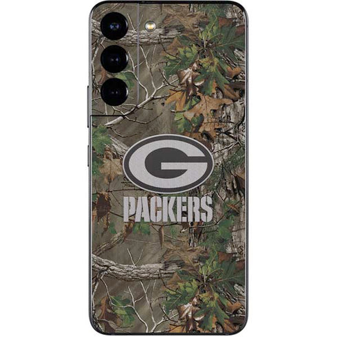 NFL Green Bay Packers Realtree Xtra Green Camo Galaxy S22 Skin