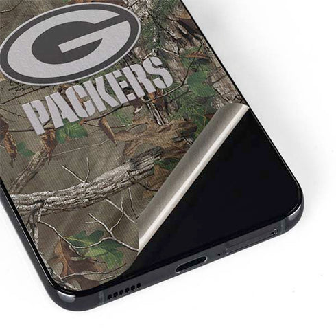 NFL Green Bay Packers Realtree Xtra Green Camo Galaxy S22 Skin