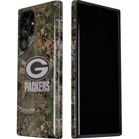 NFL Green Bay Packers Realtree Xtra Green Camo Galaxy S22 Ultra Pro Case