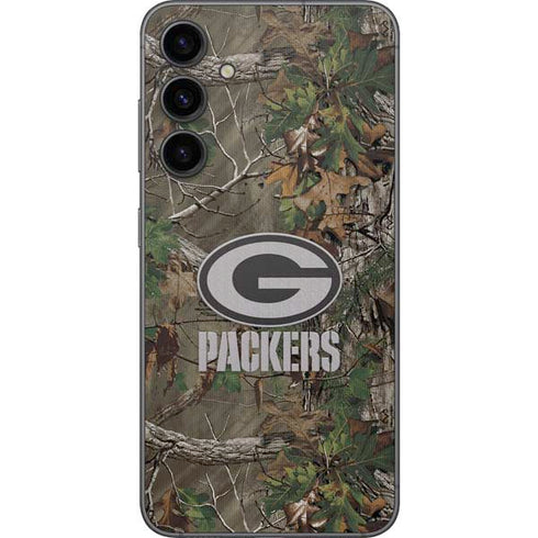 NFL Green Bay Packers Realtree Xtra Green Camo Galaxy S23 FE Skin