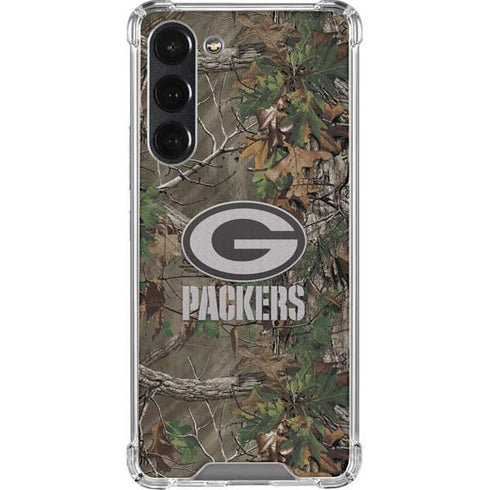 NFL Green Bay Packers Realtree Xtra Green Camo Galaxy S23 Plus Clear Case