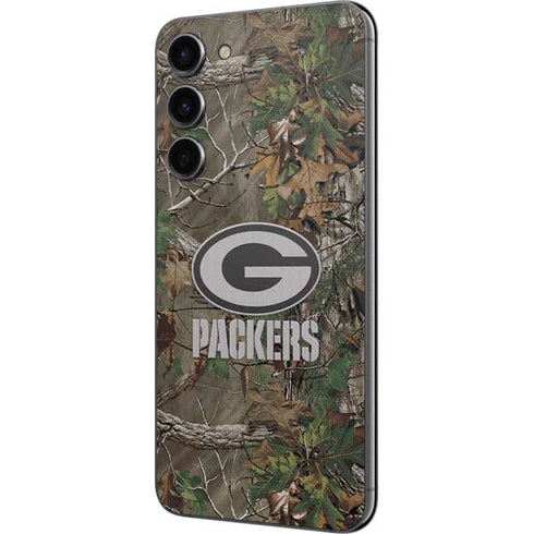 NFL Green Bay Packers Realtree Xtra Green Camo Galaxy S23 Plus Skin