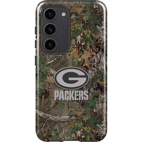 NFL Green Bay Packers Realtree Xtra Green Camo Galaxy S23 Pro Case