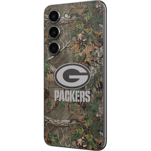 NFL Green Bay Packers Realtree Xtra Green Camo Galaxy S23 Skin