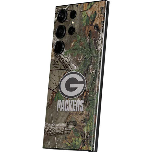 NFL Green Bay Packers Realtree Xtra Green Camo Galaxy S23 Ultra Skin