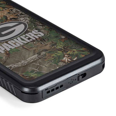 NFL Green Bay Packers Realtree Xtra Green Camo Galaxy S23 Waterproof Case