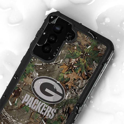 NFL Green Bay Packers Realtree Xtra Green Camo Galaxy S23 Waterproof Case