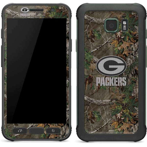 NFL Green Bay Packers Realtree Xtra Green Camo Galaxy S7 Active Skin