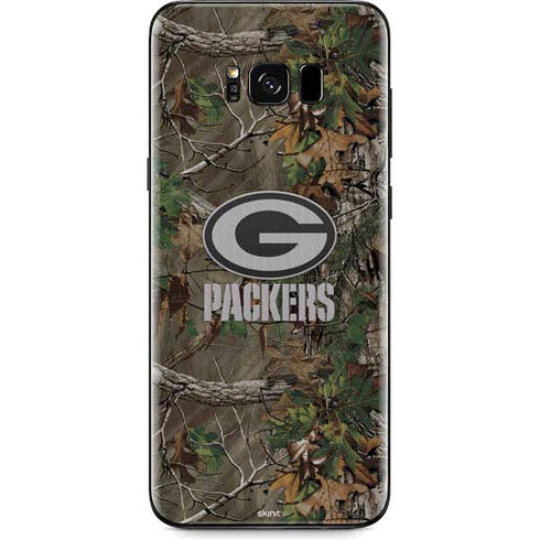 NFL Green Bay Packers Realtree Xtra Green Camo Galaxy S8 Plus Skin