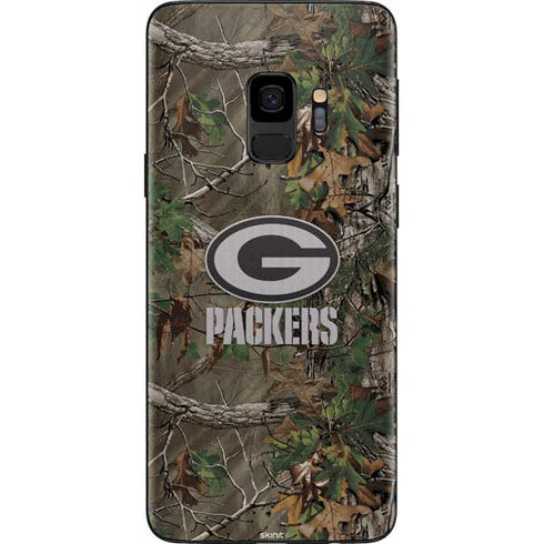 NFL Green Bay Packers Realtree Xtra Green Camo Galaxy S9 Skin