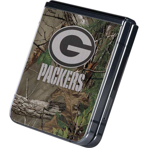 NFL Green Bay Packers Realtree Xtra Green Camo Galaxy Z Flip5 5G Skin