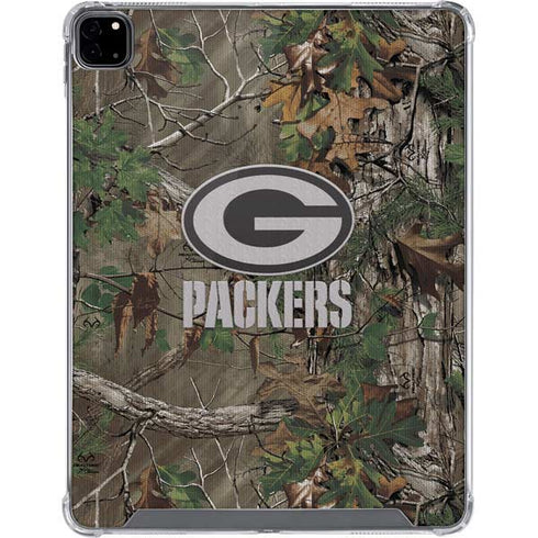 NFL Green Bay Packers Realtree Xtra Green Camo iPad Pro 12.9in (2020) Clear Case