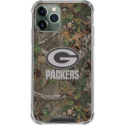 NFL Green Bay Packers Realtree Xtra Green Camo iPhone 11 Pro Max Clear Case