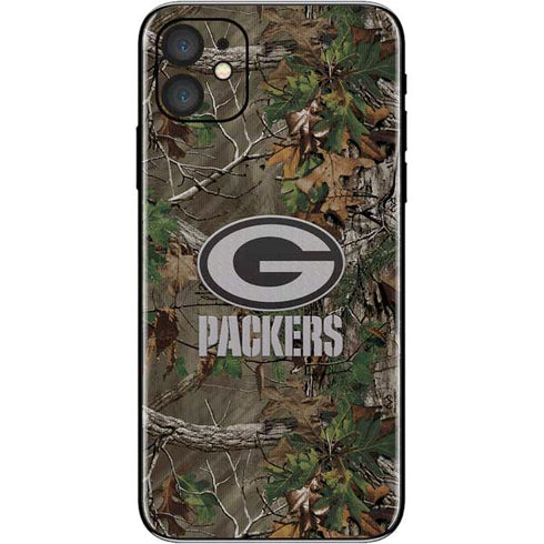 NFL Green Bay Packers Realtree Xtra Green Camo iPhone 11 Skin