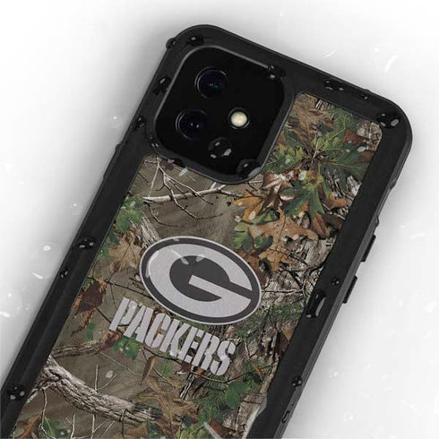 NFL Green Bay Packers Realtree Xtra Green Camo iPhone 12 Mini Waterproof Case