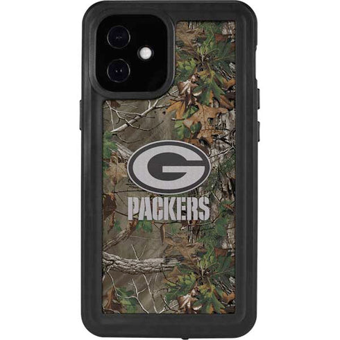 NFL Green Bay Packers Realtree Xtra Green Camo iPhone 12 Mini Waterproof Case
