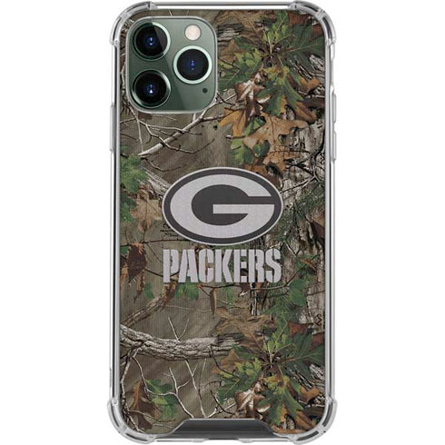 NFL Green Bay Packers Realtree Xtra Green Camo iPhone 12 Pro Max Clear Case