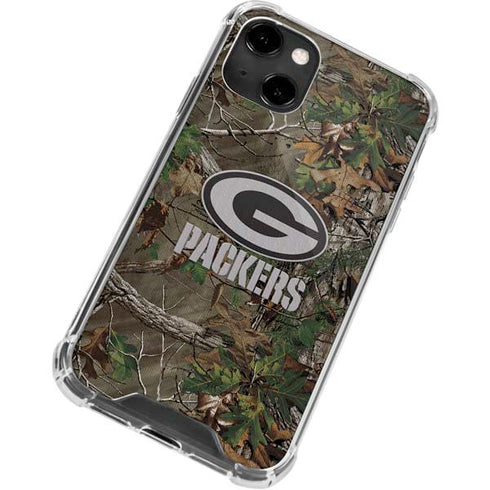 NFL Green Bay Packers Realtree Xtra Green Camo iPhone 13 Clear Case