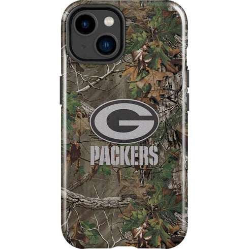 NFL Green Bay Packers Realtree Xtra Green Camo iPhone 15 Plus Impact Case