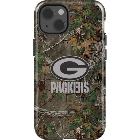 NFL Green Bay Packers Realtree Xtra Green Camo iPhone 15 Impact Case