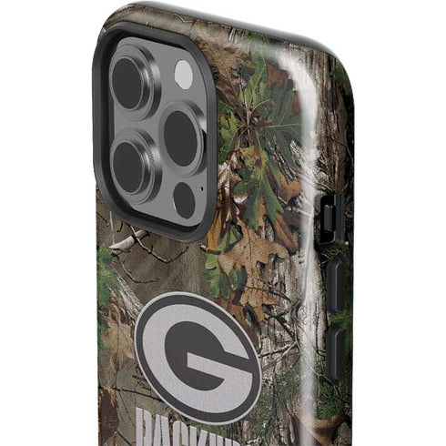 NFL Green Bay Packers Realtree Xtra Green Camo iPhone 15 Pro Impact Case
