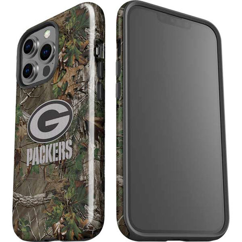 NFL Green Bay Packers Realtree Xtra Green Camo iPhone 14 Pro Impact Case
